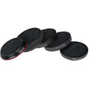FotodioX LenzCoaster Lens Replica Coaster Set (Black)