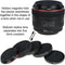 FotodioX LenzCoaster Lens Replica Coaster Set (Black)