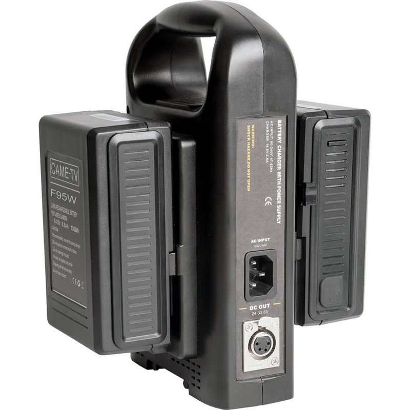 CAME-TV Dual V-Mount Battery Charger and Power Supply