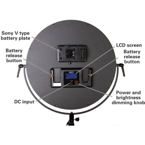 CAME-TV C700D Bi-Color LED Edge Light 2-Light Kit (17.7")