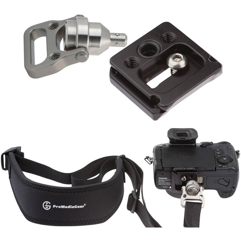 ProMediaGear PXM1 HYBRID Manfrotto-Type RC2 and Arca Swiss-Type Quick-Release Plate