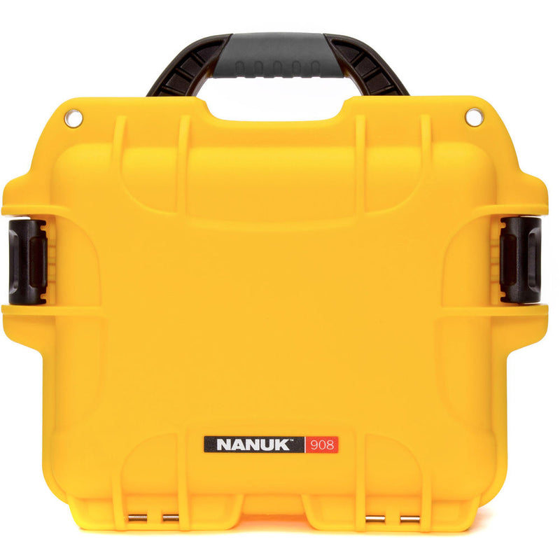 Nanuk 908 Case with Padded Dividers (Yellow)