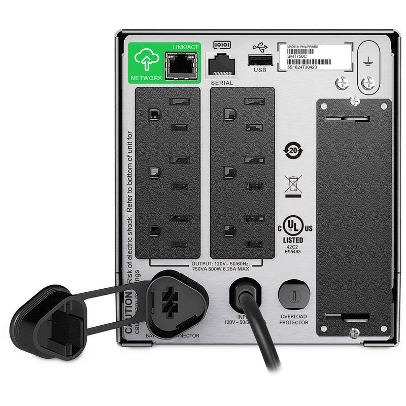 APC Smart-UPS SMT750C Battery Backup & Surge Protector with SmartConnect
