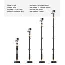 CAME-TV Q148 Mini Tripod Center Column Extender