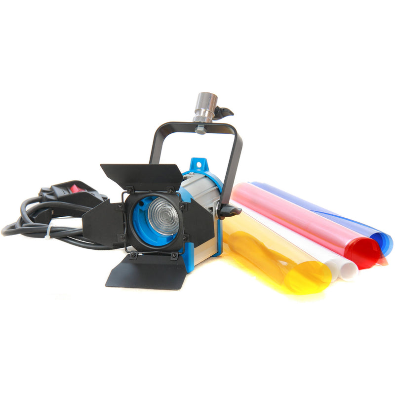CAME-TV 4-Piece Fresnel Tungsten Light Set (1 x 650W, 2 x 300W, & 1 x 150W)