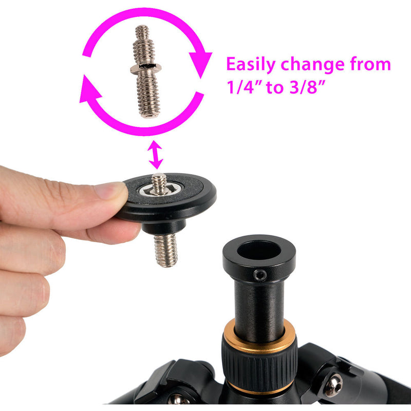 CAME-TV Q166A Mini Aluminum Tripod with Ball Head