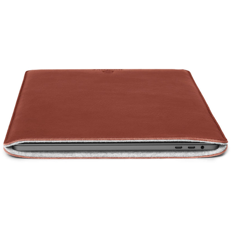 Woolnut Premium Leather Sleeve for MacBook Pro 13" with Touch Bar (Cognac)