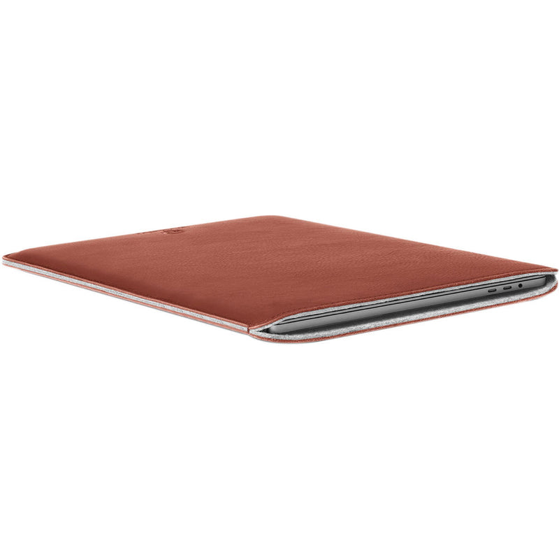 Woolnut Premium Leather Sleeve for MacBook Pro 13" with Touch Bar (Cognac)