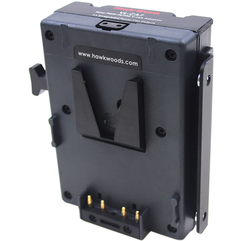 Hawk-Woods V-Lok Battery Adapter with Four D-Tap Ports for Sony F5/F55