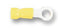 MULTICOMP RVES5-4 Ring Tongue Terminal, M4, #8, RVES Series, 10 AWG, 6.64 mm&sup2;, Vinyl