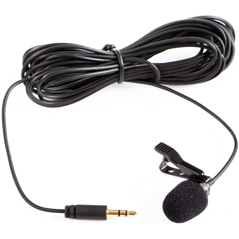 Saramonic Broadcast-Quality Lav Omni Microphone with 3.5mm TRS Connector for DSLR Cameras, Camcorders, Recorde