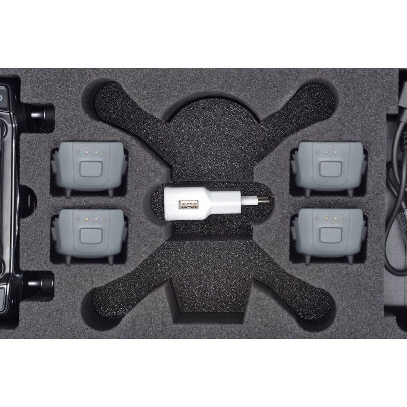 HPRC HPRC2300 Case with Custom Foam for DJI Spark Fly More Combo Kit (Black)