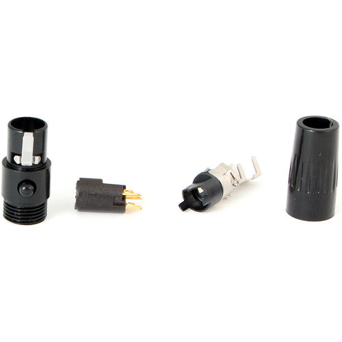 Cable Techniques TA5FL 5-Pin Female Mini-XLR Connector (Black, 6mm Outlet)