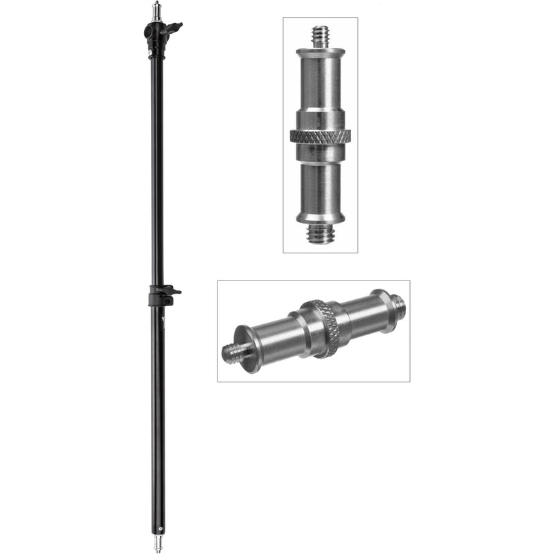 Impact Adjustable Pole with Socket and Fixed Ends