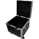 ProX Heavy-Duty Utility Flight Case with Casters (Black)