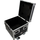 ProX Heavy-Duty Utility Flight Case with Casters (Black)