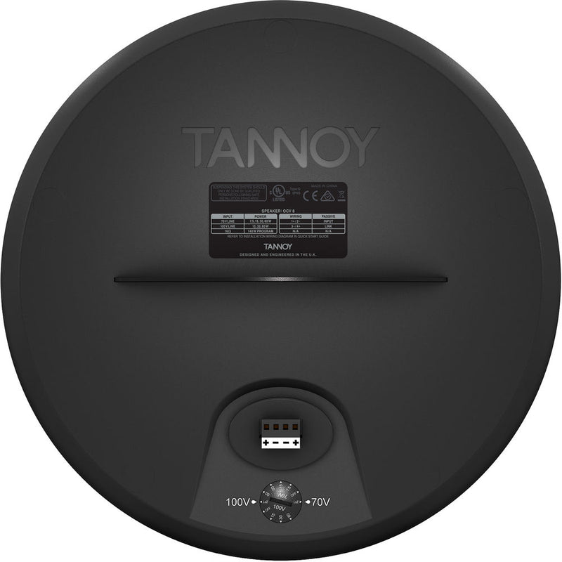 Tannoy 8" Coaxial Full-Range Pendant Loudspeaker (Black)