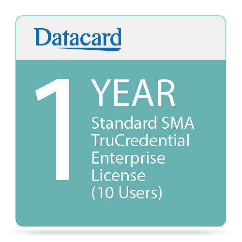 Entrust Standard 1-Year SMA TruCredential Enterprise License (10 Users)