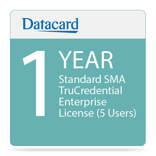 Entrust Standard 1-Year SMA TruCredential Enterprise License (5 Users)