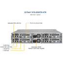 Supermicro SuperServer 2028TR-HTR with Four Hot-Pluggable Systems (2 RU, Black)