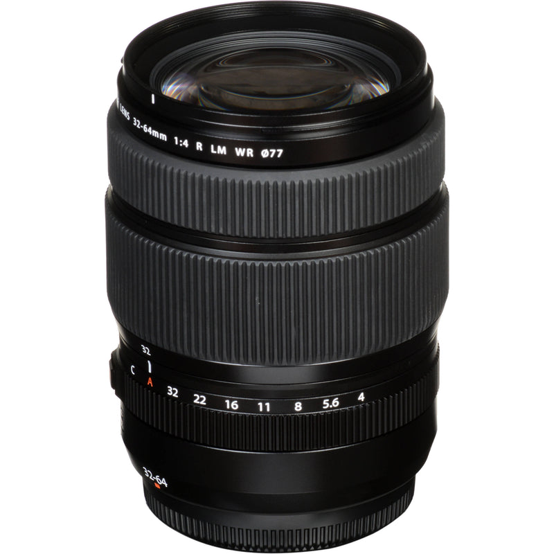 FUJIFILM GF 32-64mm f/4 R LM WR Lens with UV Filter Kit