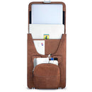 MacCase Premium Leather Briefcase (Vintage Brown)