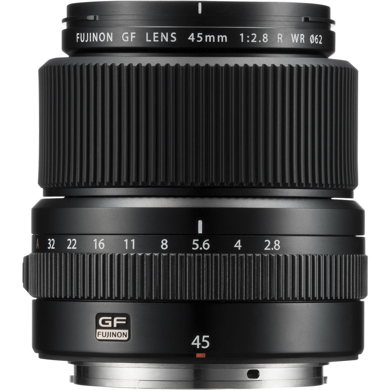 FUJIFILM GF 45mm f/2.8 R WR Lens with UV Filter Kit