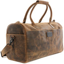 GILLIS LONDON Trafalgar Duffle Camera Bag (Brown Vintage Leather)