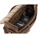 GILLIS LONDON Trafalgar Attache Camera Bag (Brown Vintage Leather)