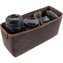 GILLIS LONDON Trafalgar Attache Camera Bag (Brown Vintage Leather)