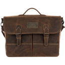 GILLIS LONDON Trafalgar Attache Camera Bag (Brown Vintage Leather)