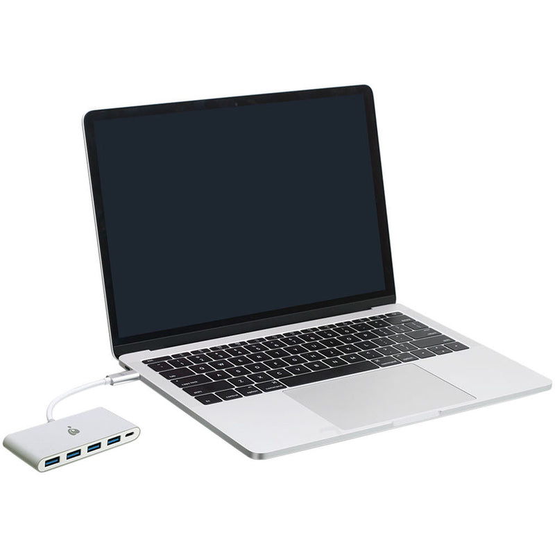 IOGEAR USB Type-C to 4-Port USB Type-A Hub with Power Delivery