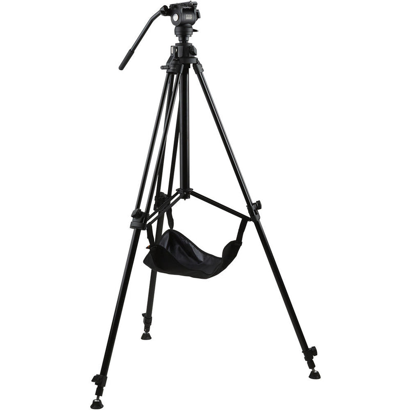 E-Image Studio Tripod with Geared Center Column & Fluid Head Kit