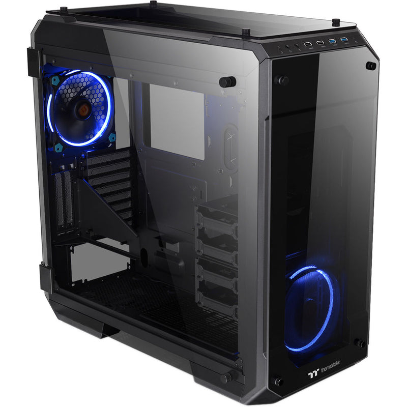 Thermaltake View 71 Tempered Glass Edition Full-Tower Case (White, White LEDs)