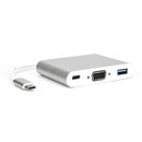 Rocstor USB-C to VGA Multi-Port Adapter (USB-C to VGA/USB-C (3.1)/USB 3.0 Converter)