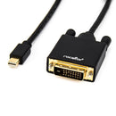 Rocstor Mini DisplayPort Male to DVI-D Male Adapter Cable (6')