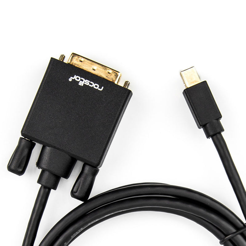 Rocstor Mini DisplayPort Male to DVI-D Male Adapter Cable (6')