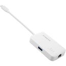 EDIMAX Technology EU-4308 3-Port USB 3.0 Multi-Adapter Hub with Gigabit Ethernet
