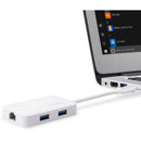 EDIMAX Technology EU-4308 3-Port USB 3.0 Multi-Adapter Hub with Gigabit Ethernet