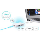 EDIMAX Technology EU-4308 3-Port USB 3.0 Multi-Adapter Hub with Gigabit Ethernet