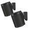 FLEXSON S1-WMX2 Wall Mounts for Sonos One (Black, Pair)