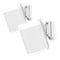 FLEXSON S1-WMX2 Wall Mounts for Sonos One (White, Pair)