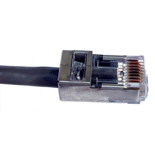 Platinum Tools Shielded EZ-RJ45 Connectors for CAT5e & CAT6 with Internal Ground (Jar Packaging, 50-Pieces)