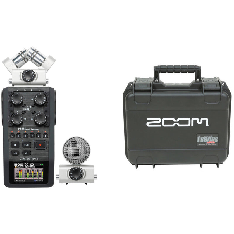 Zoom H6 Handy Recorder with Interchangeable Microphone System and  Waterproof Case for H6 Recorder and Mic Modules Kit India – Tanotis