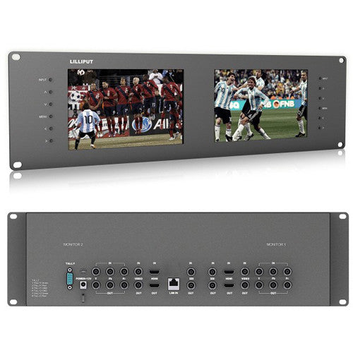 Lilliput RM-7028S 3-Rack Unit Rack Monitor with IPS Panel 178-Degree Wide Viewing Angles, High Resolution
