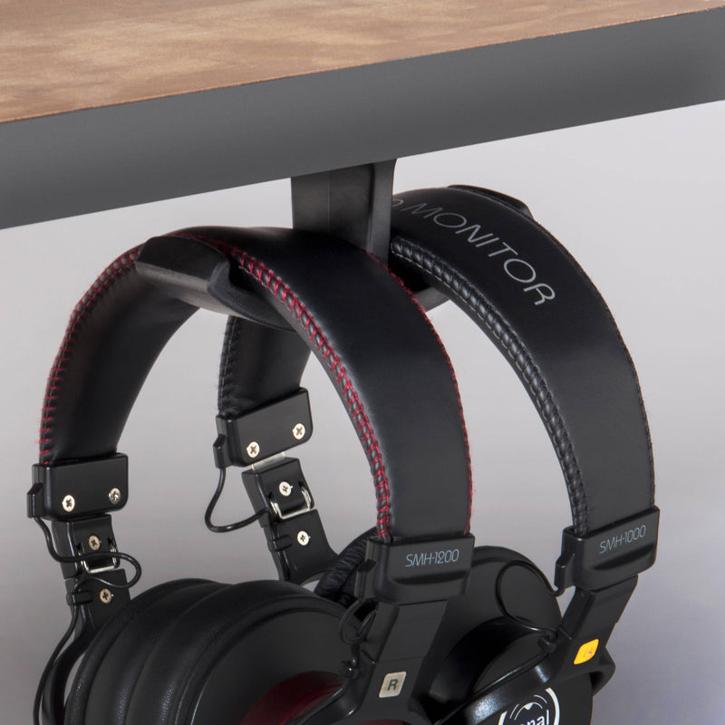 Auray HH-UD2 - Under Surface Dual Headphone Hanger Mount