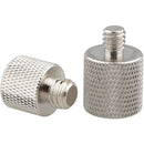 CAMVATE 1/4" Female to 3/8" Male & 3/8"-16 Female to 1/4"-20 Male Screw Adapter for Select Tripod/Camera