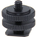 CAMVATE C0992 1/4"-20 Mount to Cold Shoe or 1/4"-20 Screw Adapter