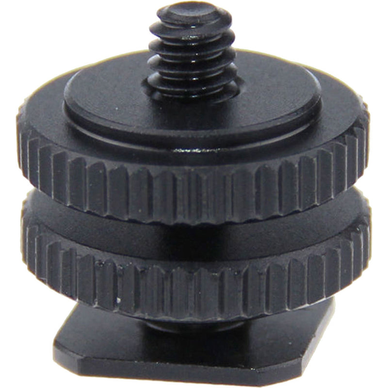CAMVATE C0992 1/4"-20 Mount to Cold Shoe or 1/4"-20 Screw Adapter