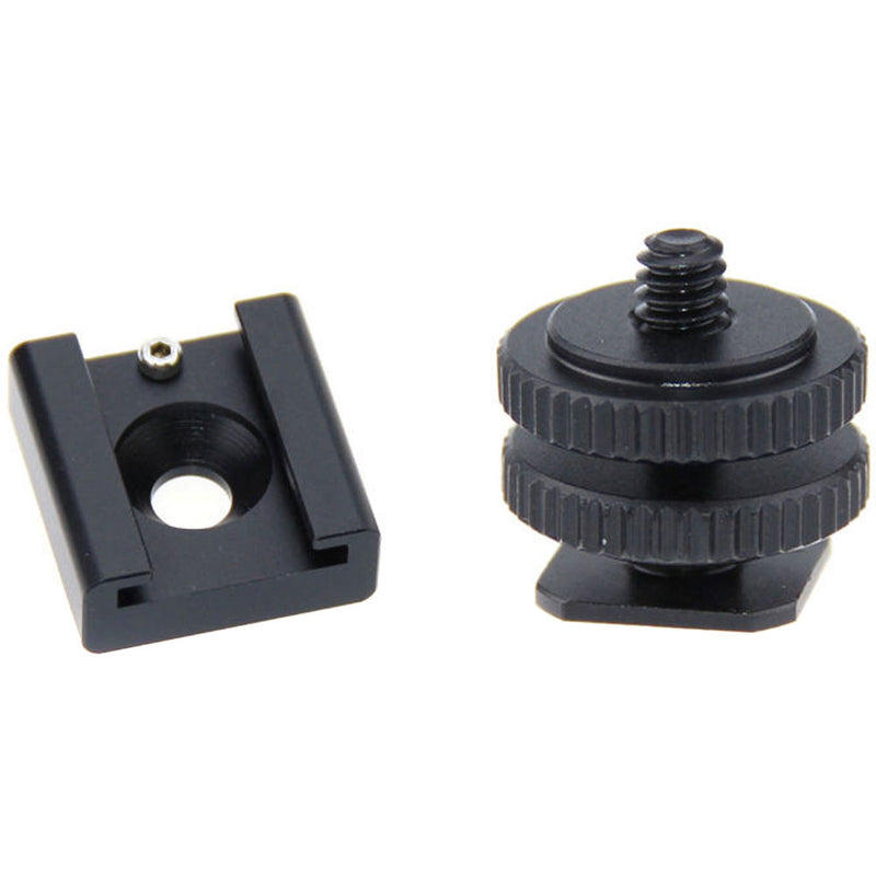 CAMVATE C0992 1/4"-20 Mount to Cold Shoe or 1/4"-20 Screw Adapter